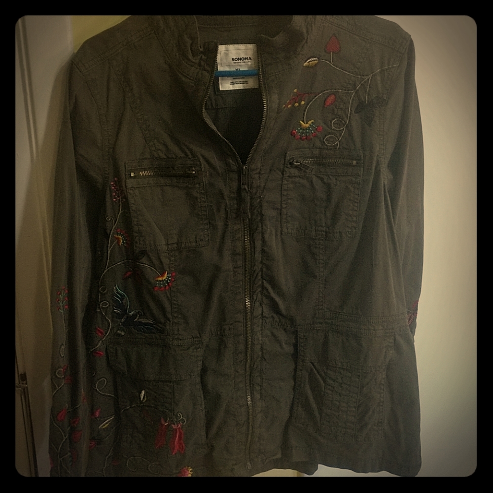 Sonoma Embroidered Jacket Boho cute!